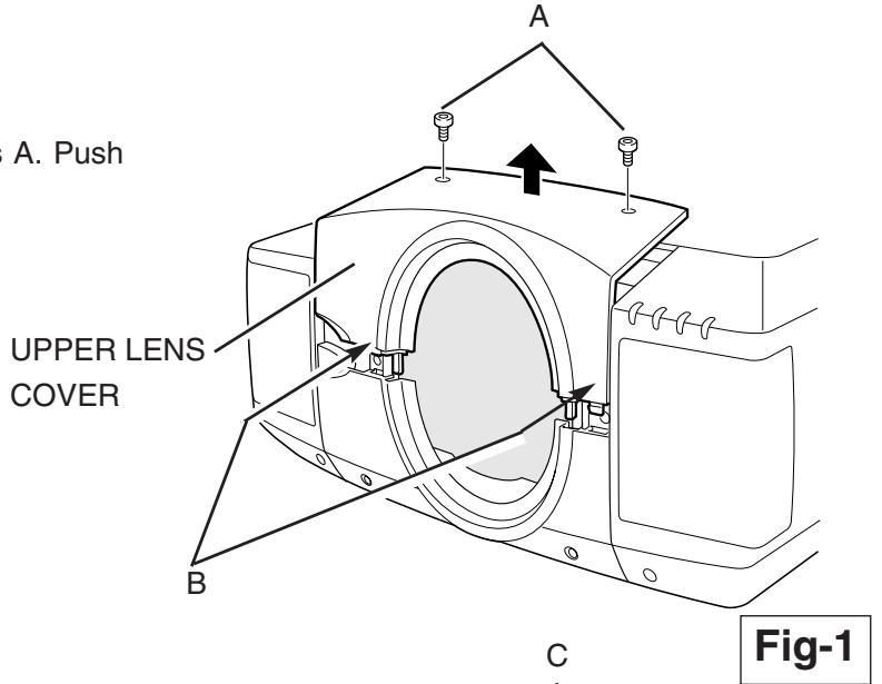 SANYO PLV-HD2000 - LENS REPLACEMENT AND INSTALLATION PROCEDURE - 1