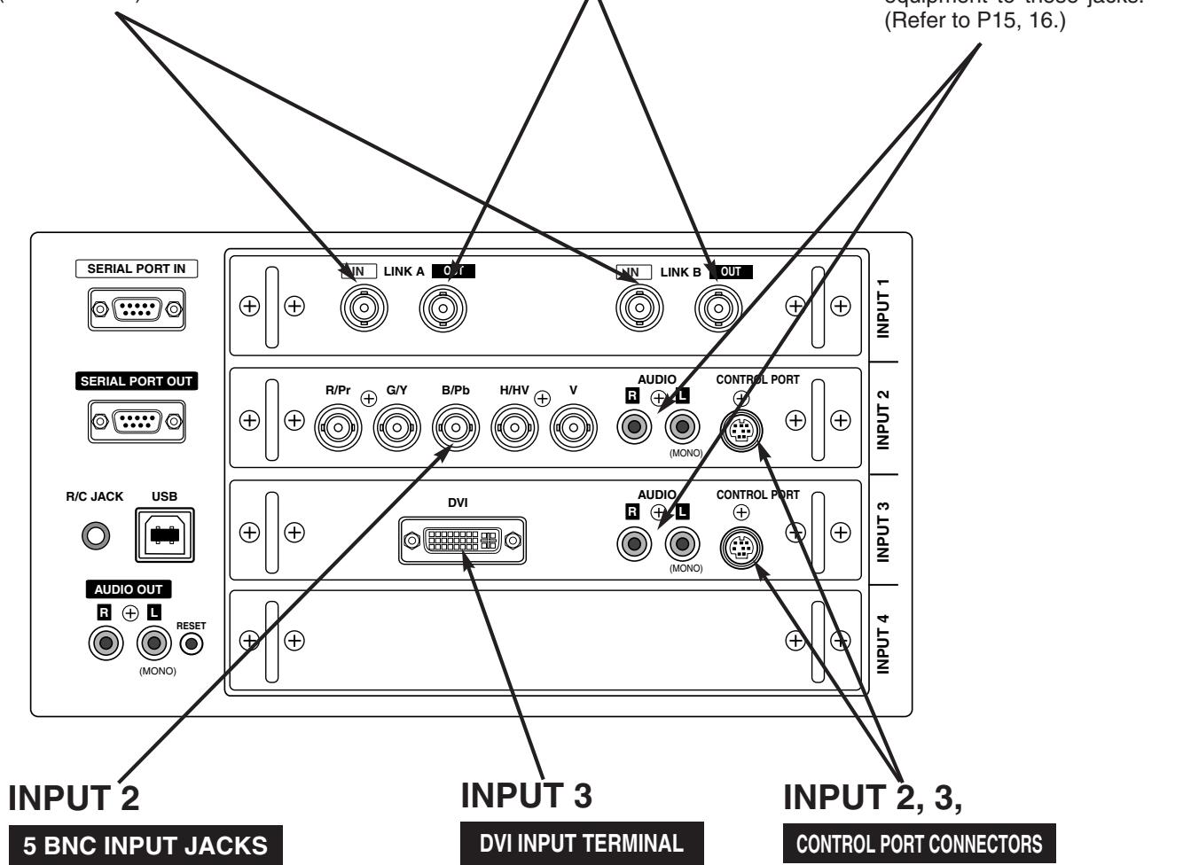 SANYO PLV-HD2000 - AUDIO INPUT JACKS - 1