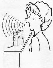 SANYO TRC-2050C - Using the built-in microphones - 1