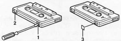 SANYO TRC-2050C - Safeguards against accidental erasure (Fig. 16) - 1