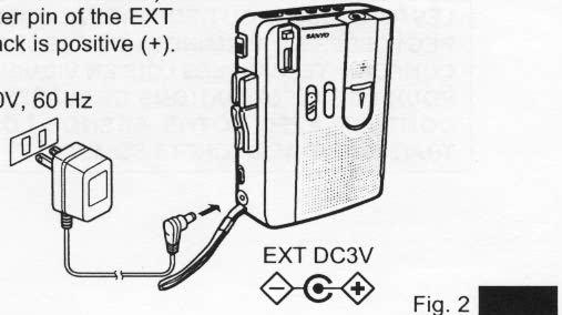 SANYO TRC-2050C - AC adaptor - 1