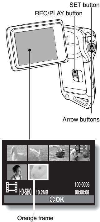 SANYO VPC-CA9 - Select the image to play back. - 1