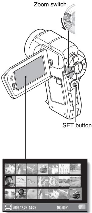 SANYO VPC-HD2000ABK - 21-image display playback - 1