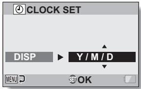 SANYO VPC-HD2000ABK - Set the order in which the date is displayed during playback. - 1