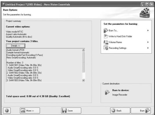 SANYO VPC-HD2000ABK - Click the [Next] button. - 1