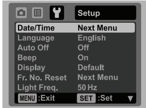 SANYO VPC-S1085 - Setting the Date and Time - 1