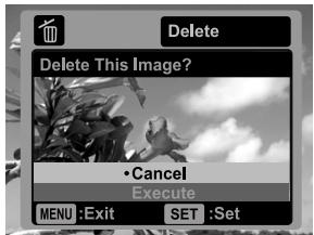 SANYO VPC-S1085 - Erasing a single image / Erasing all images - 2