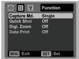 SANYO VPC-S1085 - Capture Menu - 3