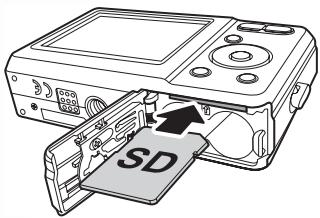 SANYO VPC-S1275 - Inserting an SD/SDHC Memory Card - 3