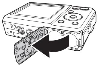 SANYO VPC-S1275 - Inserting an SD/SDHC Memory Card - 2