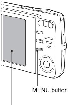 SANYO VPC-X1200BK - Press the MENU button. - 1