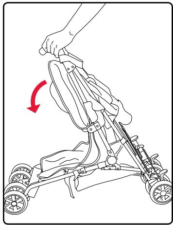 BRITAX B-NIMBLE - Folding the Stroller - 4