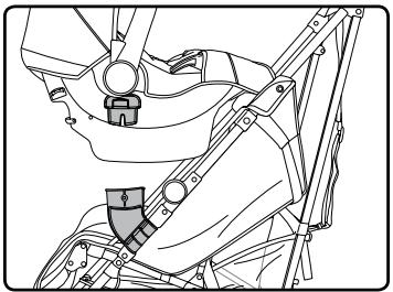 BRITAX B-NIMBLE - Attaching the Infant Car Seat - 1