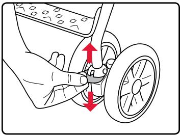BRITAX B-NIMBLE - Swivel Wheels - 1