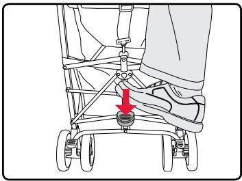 BRITAX B-NIMBLE - Unfolding the Stroller - 3