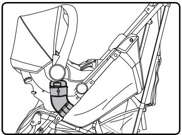 BRITAX B-NIMBLE - Attaching the Infant Car Seat - 2