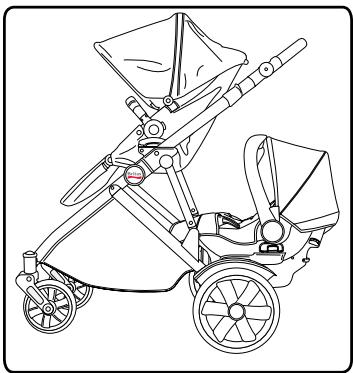 BRITAX B-READY - Configuration de la pousette b-ready™ - 3
