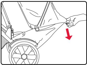 BRITAX B-READY - Plier la pousette avec le deuxième siège - 1