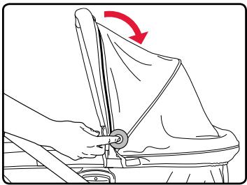 BRITAX B-READY - Carry Handle/Canopy - 1