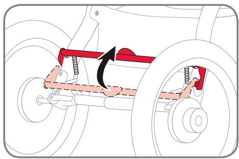 BRITAX BOB - Utilisation du frein de stationnement - 1