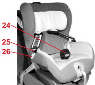 BRITAX KING PLUS - Procédez comme suit pour adapter la hauteur de l'appui-tête 20 à la taille de votre enfant : - 2