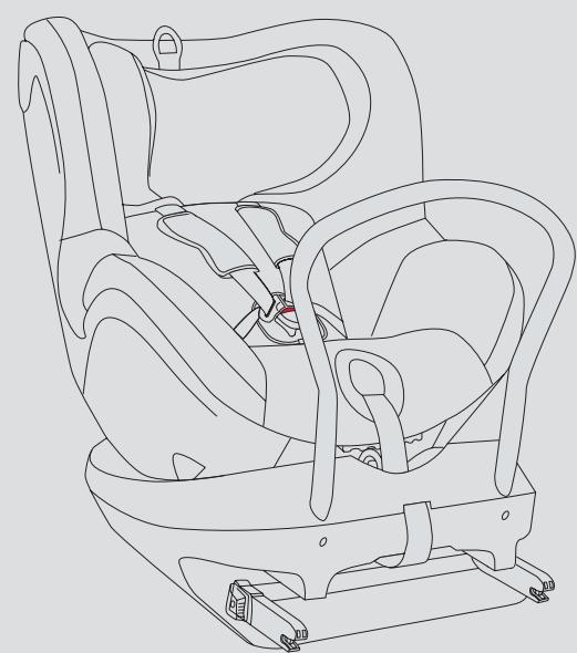 BRITAX DUALFIX - Remplacement des coussinets d'épaule : - 4