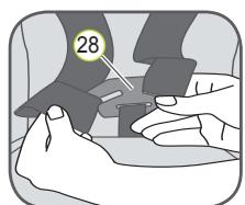 BRITAX DUALFIX - Retirer les coussinets d'épaule : - 1