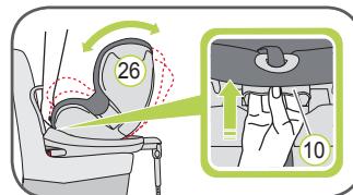 BRITAX DUALFIX - Retrait de la housse - 1