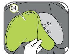 BRITAX DUALFIX - Retrait de la housse - 3