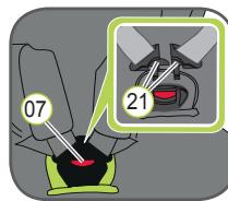 BRITAX DUALFIX - Retrait de la housse - 2