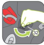 BRITAX DUOFIX - Nettoyer la boucle du harnais - 2