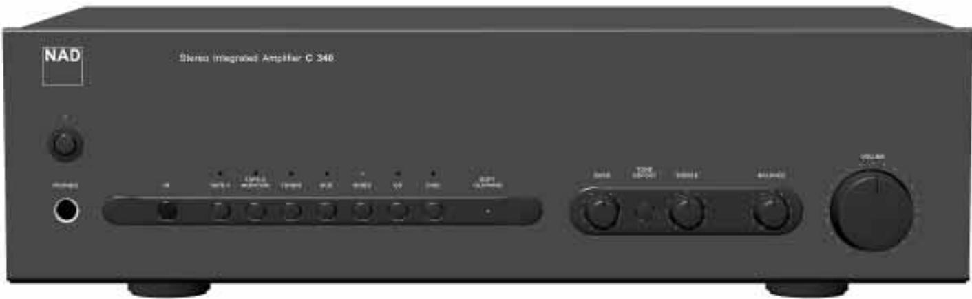 NAD C340 - Stereo Integrated Amplifier - 1