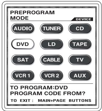 NAD HTR5 - USING A THREE-DIGIT CODE NUMBER: - 1