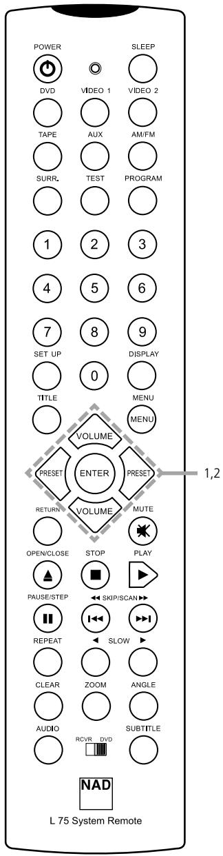 NAD L55 - TO CLEAR YOUR 4-DIGIT PASSWORD - 3