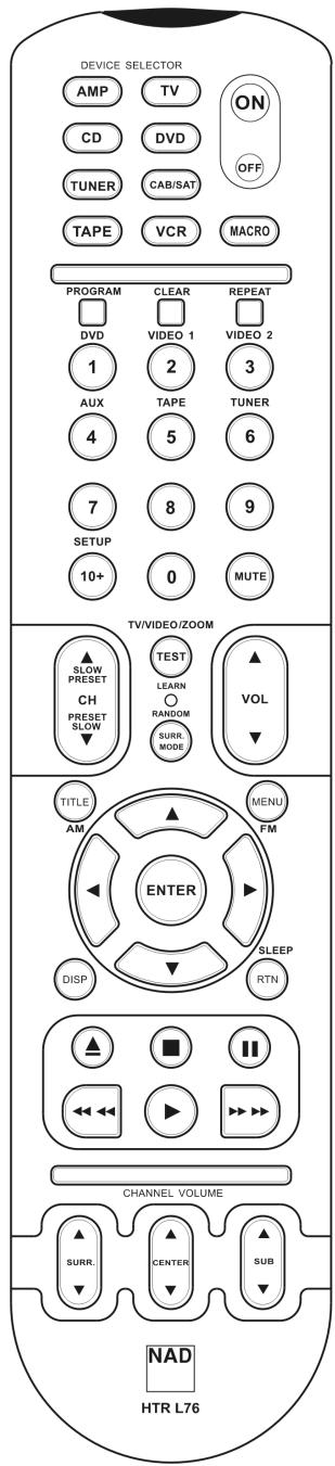 NAD L56 - CONTROL REMOTO - 1