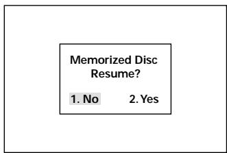 NAD L56 - You can memorize details for the following six settings. - 1