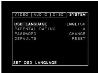 NAD L56 - SETTING YOUR PASSWORD (DVD ONLY) - 1