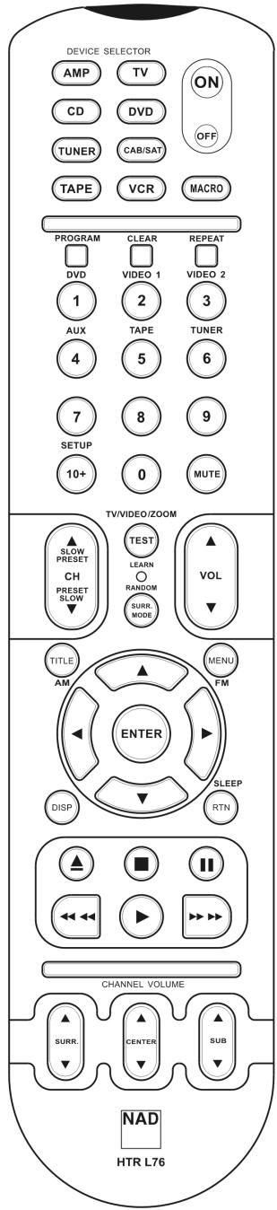 NAD L56 - FERNBEDIENUNG - 1