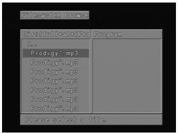 NAD L56 - Pulse PROGRAM durante la utilización o modo de parada. - 1