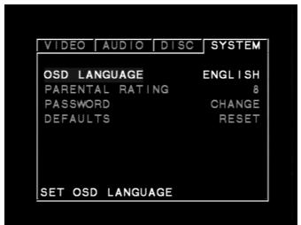 NAD L56 - AJUSTE DE SU CONTRASEÑA (DVD SOLO) - 1