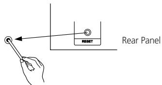 NAD L76 - WHEN TO USE RESET SWITCH - 1