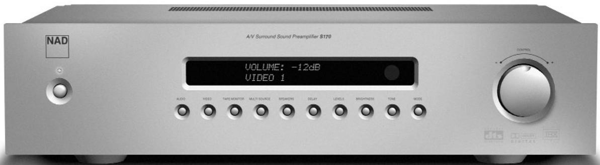 NAD S170 - AV Surround Sound Pre-amplifier - 1