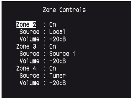 NAD T175 - COMMANDES DE ZONES (ZONE CONTROLS) - 2