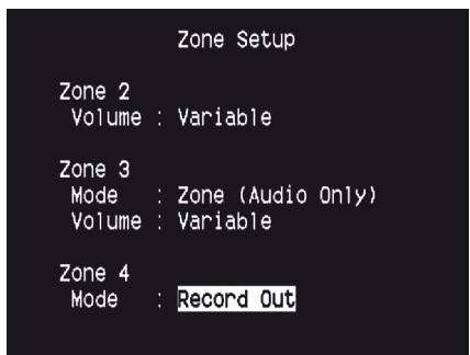 NAD T175 - CONFIGURATION DES ZONES (ZONE SETUP) - 1