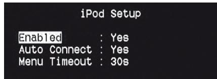 NAD T175 - CONFIGURATION iPod (iPod SETUP) - 1