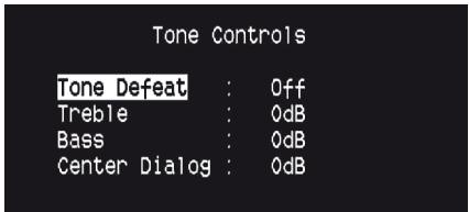 NAD T175 - COMMANDES DE TONALITÉ (TONE CONTROLS) - 1