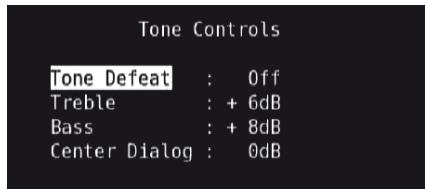 NAD T175 - FONCTIONNEMENT DU T 175 - MENU DE CONFIGURATION - 2