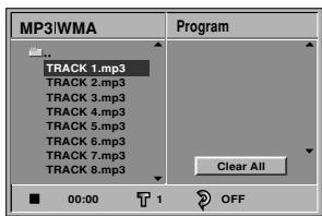 NAD T513 - Press / to select a track then press PLAY or ENTER. - 2