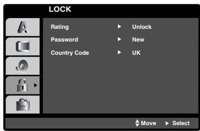 NAD T524 - LOCK (PARENTAL CONTROL) - 1