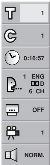 NAD T532 - EXAMPLES OF GUI MENU ICONS - 1